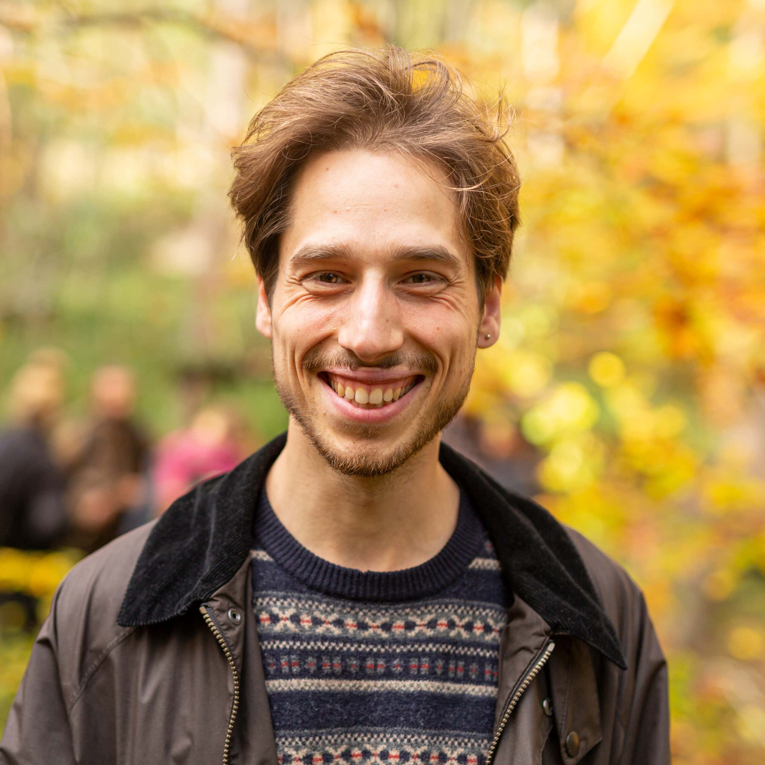 Portrait von einem Teilnehmer vom Kurs für pflanzliche Notnahrung