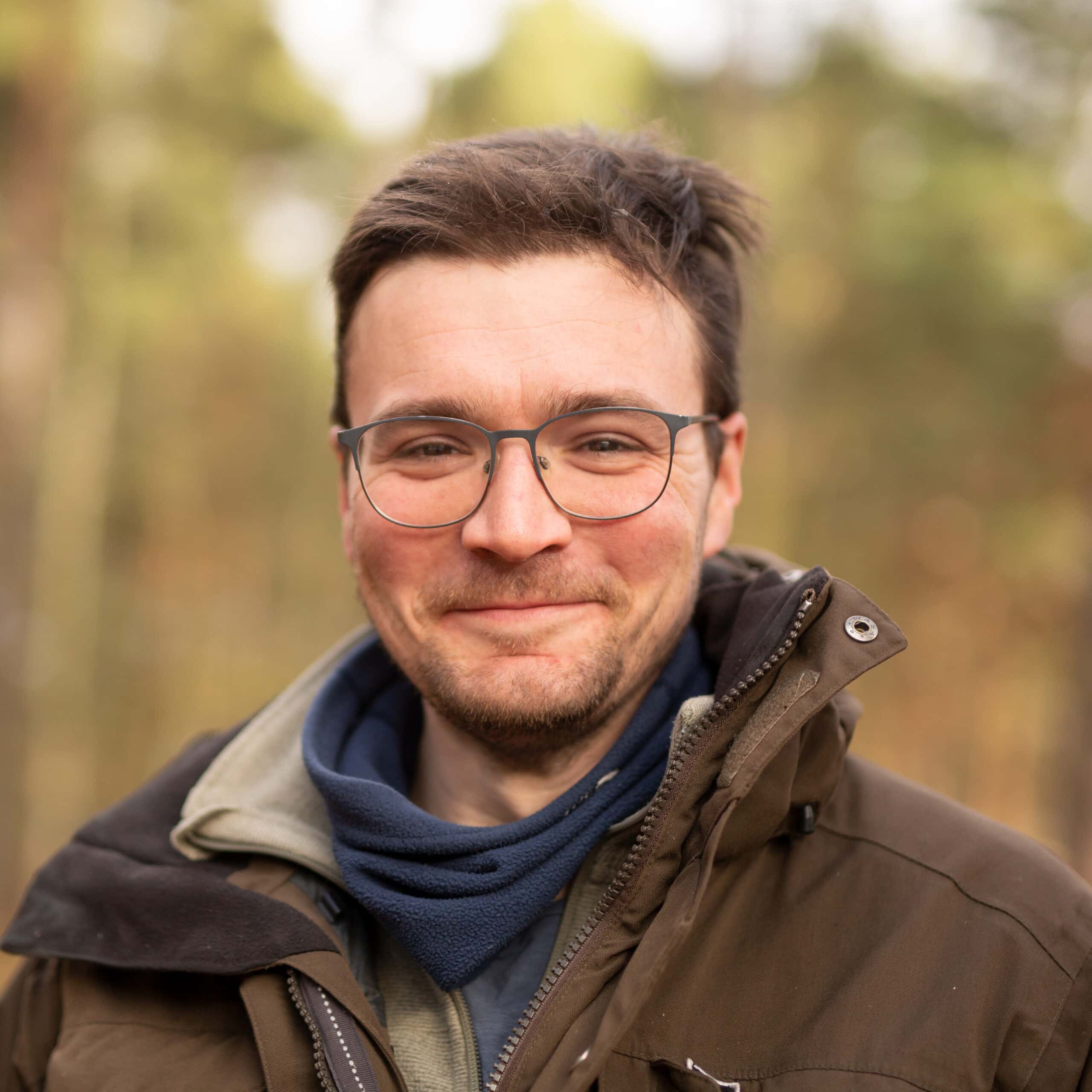 Das Porträt eines Jagdschülers der Jagdschule Lupus